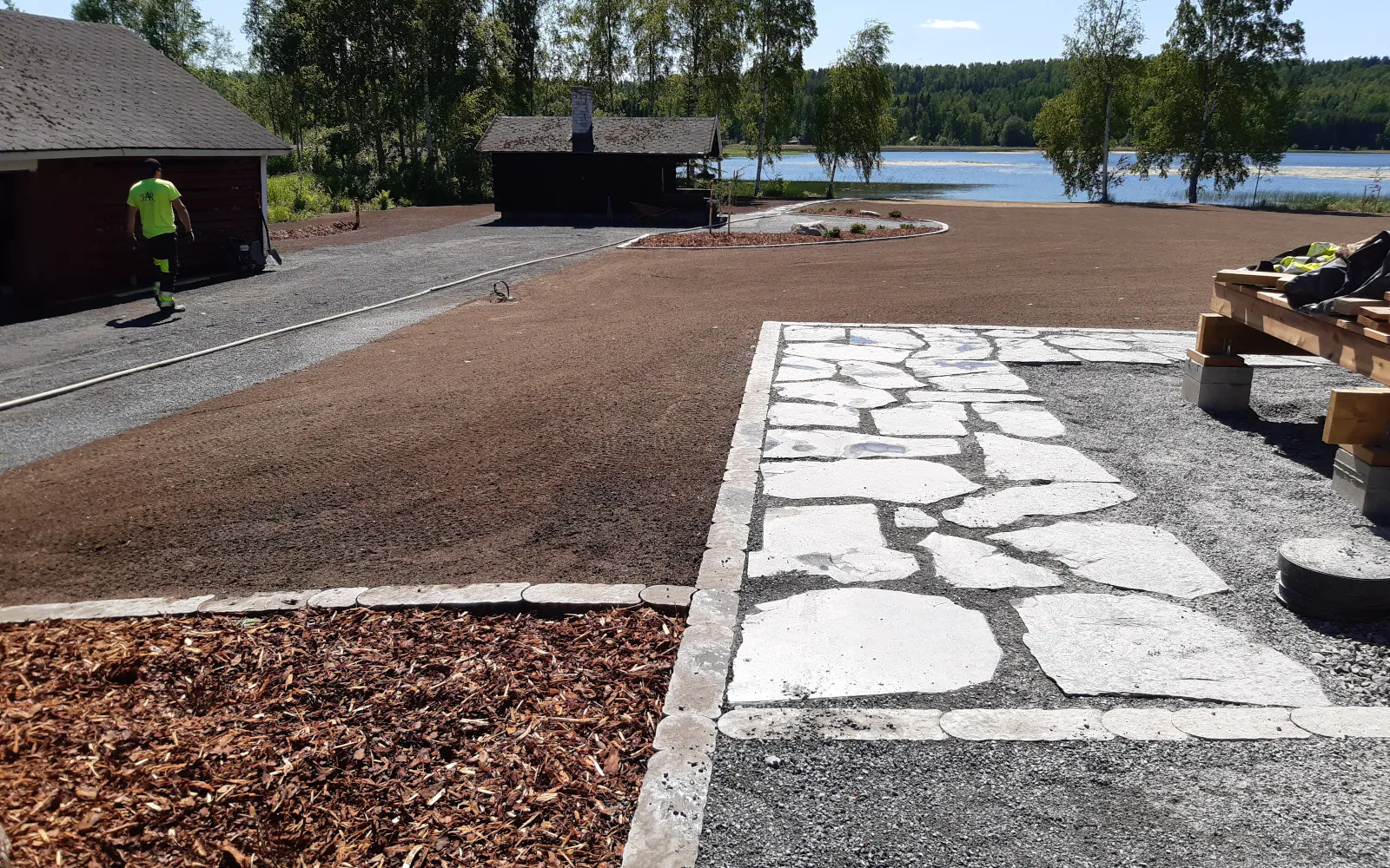 Kesämökin piha, Kangasala